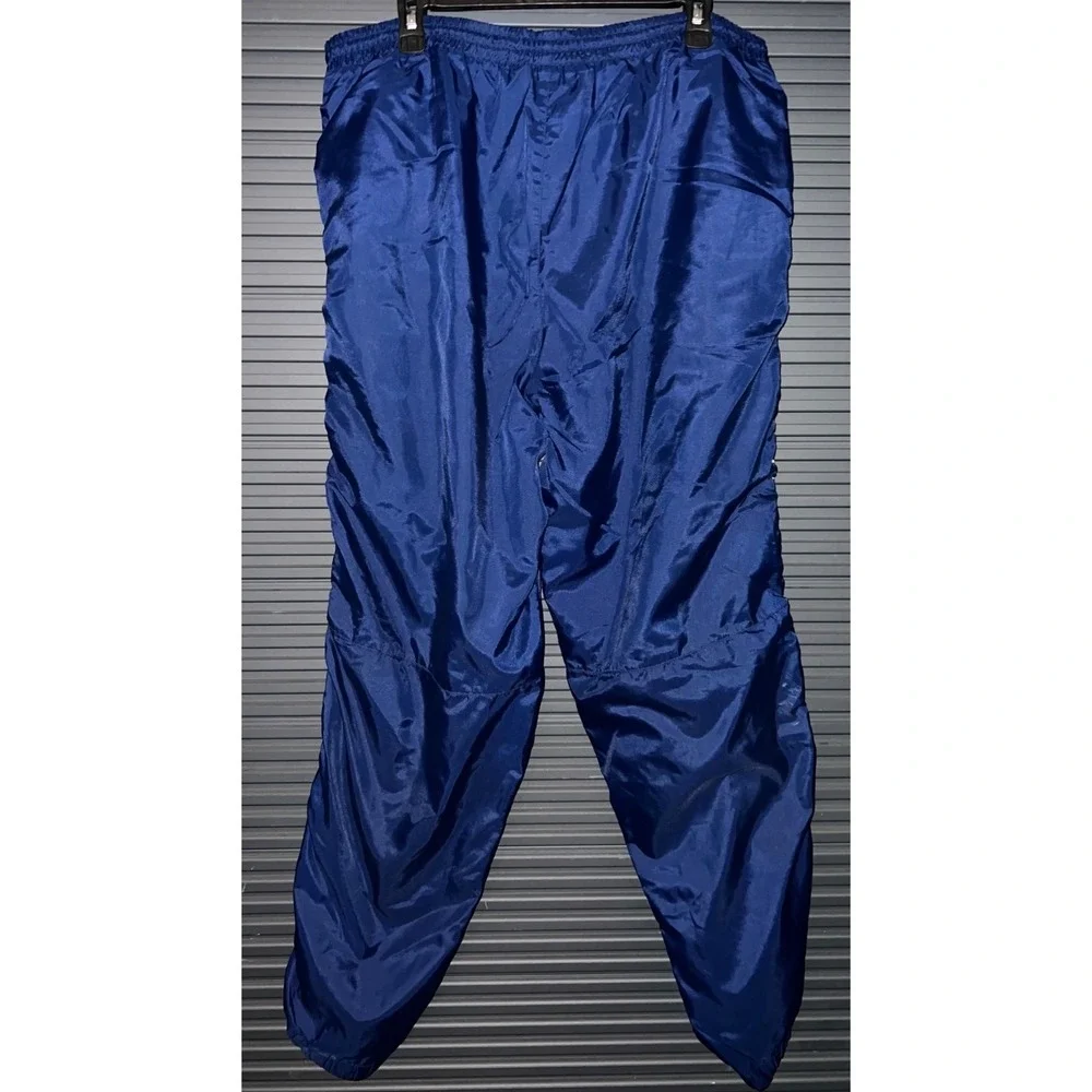 Vintage Adidas Mens‎ Track Pants Team Blue & White Striped Size L